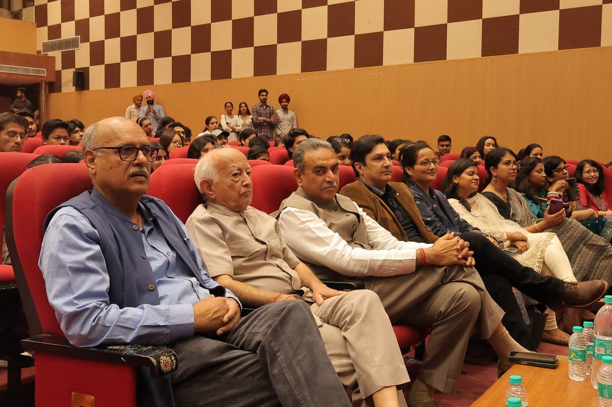 Distinguished guests in the auditorium